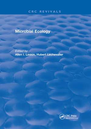 Microbial Ecology de Allen I. Laskin