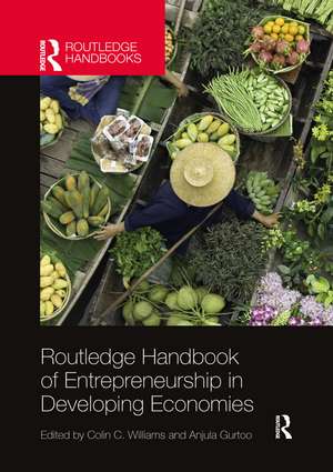 Routledge Handbook of Entrepreneurship in Developing Economies de Colin C. Williams