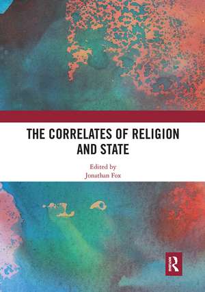 The Correlates of Religion and State de Jonathan Fox