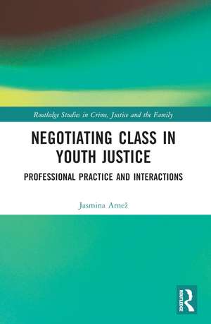 Negotiating Class in Youth Justice: Professional Practice and Interactions de Jasmina Arnež