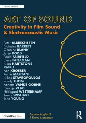 Art of Sound: Creativity in Film Sound and Electroacoustic Music de Andrew Knight-Hill