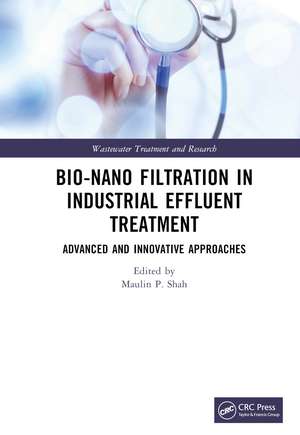 Bio-Nano Filtration in Industrial Effluent Treatment: Advanced and Innovative Approaches de Maulin P. Shah