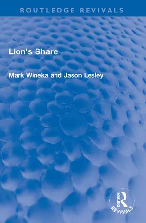 Lion's Share de Mark Wineka