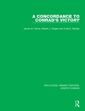 A Concordance to Conrad's Victory de James W. Parins