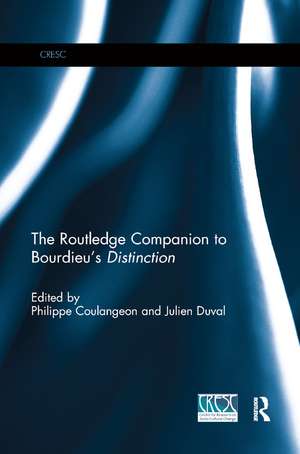 The Routledge Companion to Bourdieu's 'Distinction' de Philippe Coulangeon