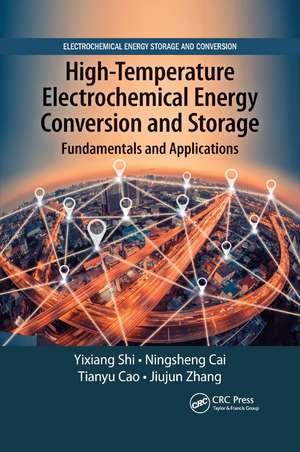 High-Temperature Electrochemical Energy Conversion and Storage: Fundamentals and Applications de Yixiang Shi