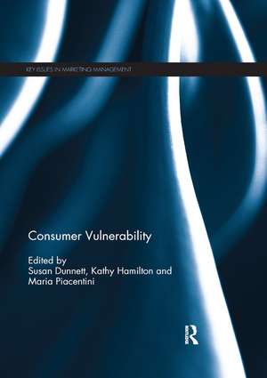 Consumer Vulnerability de Susan Dunnett