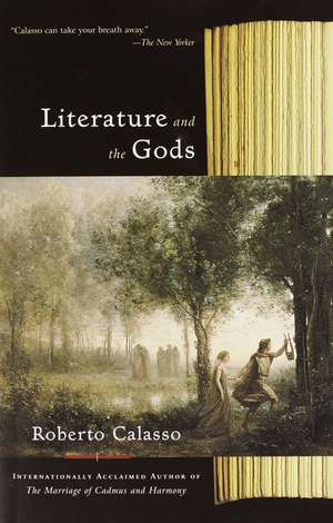 Literature and the Gods de Roberto Calasso