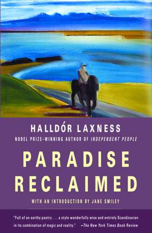 Paradise Reclaimed de Halldor Laxness