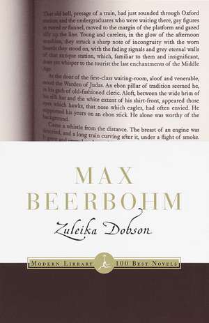 Zuleika Dobson de Max Beerbohm