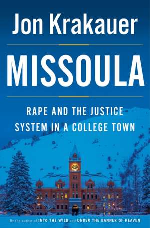 Missoula de Jon Krakauer