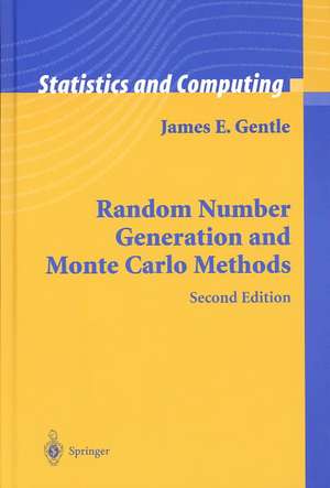 Random Number Generation and Monte Carlo Methods de James E. Gentle