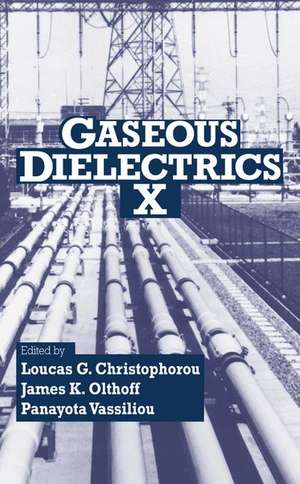 Gaseous Dielectrics X de Loucas C. Christophorou