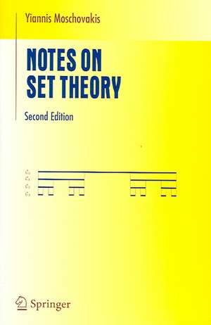 Notes on Set Theory de Yiannis Moschovakis