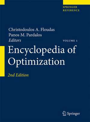 Encyclopedia of Optimization de Christodoulos A. Floudas