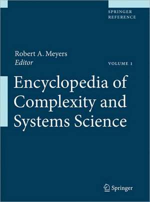 Encyclopedia of Complexity and Systems Science de Robert A. Meyers