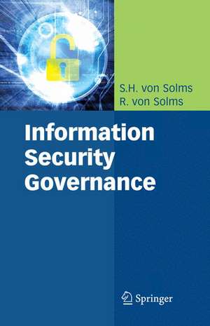 Information Security Governance de S.H. Solms