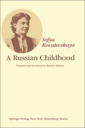 A Russian Childhood de P.Y. Kochina