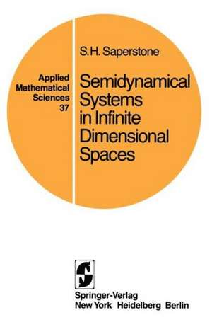 Semidynamical Systems in Infinite Dimensional Spaces de Stephen H. Saperstone