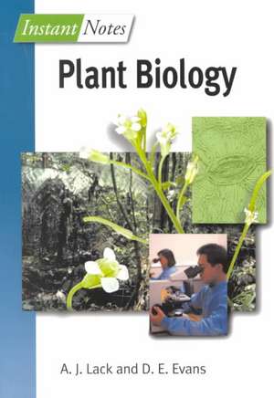 Instant Notes in Plant Biology de A. Lack