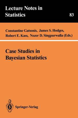 Case Studies in Bayesian Statistics de Constantine Gatsonis