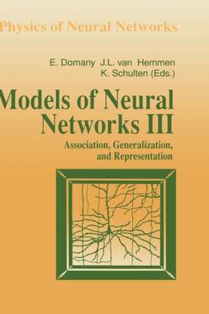 Models of Neural Networks III: Association, Generalization, and Representation de Eytan Domany