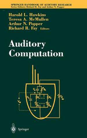 Auditory Computation de Harold L. Hawkins