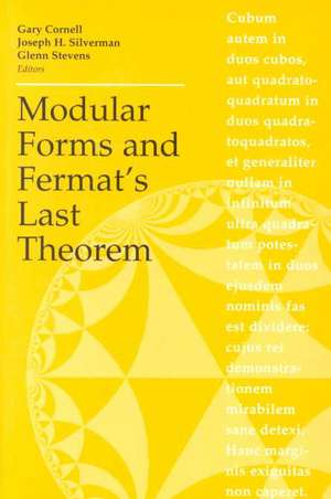 Modular Forms and Fermat’s Last Theorem de Gary Cornell