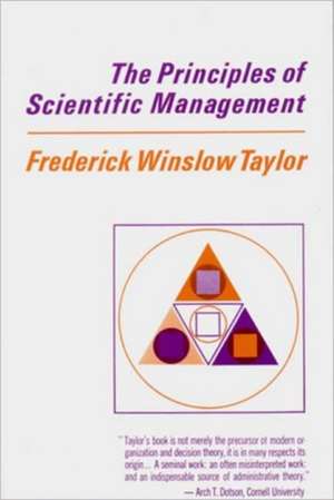 Principles of Scientific Management de F Taylor