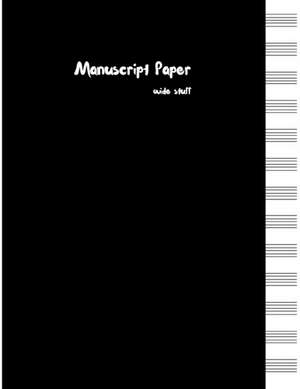 Manuscript Paper - Wide Staff de Josh Seventh