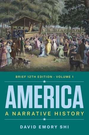 America – A Narrative History, 12th Edition, Volume 1 Brief de David E. Shi