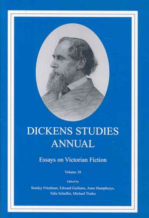 Dickens Studies Annual: Essays on Victorian Fiction de Not Available (NA)