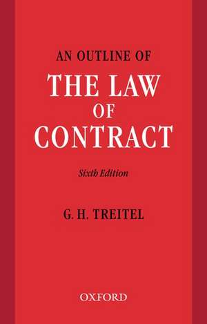 An Outline of the Law of Contract de G. H. Treitel