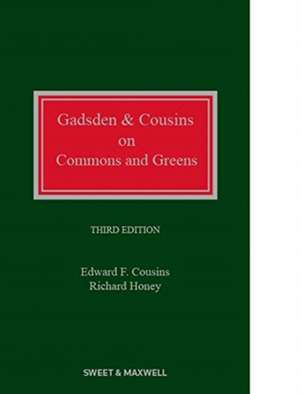 Gadsden and Cousins on Commons and Greens de Hugh Craddock