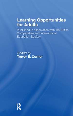 Learning Opportunities for Adults de Trevor Corner