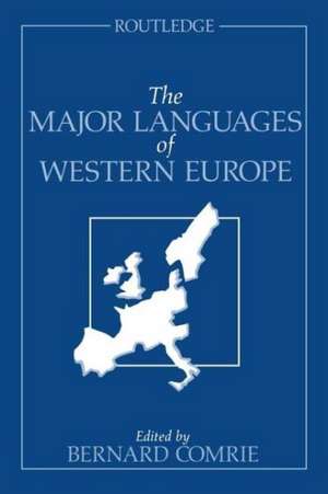 The Major Languages of Western Europe de Bernard Comrie