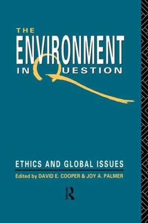 Environment In Question de David E. Cooper