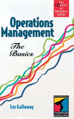 Operations Management de R. L. Galloway