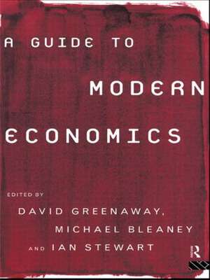 A Guide to Modern Economics de Michael Bleaney