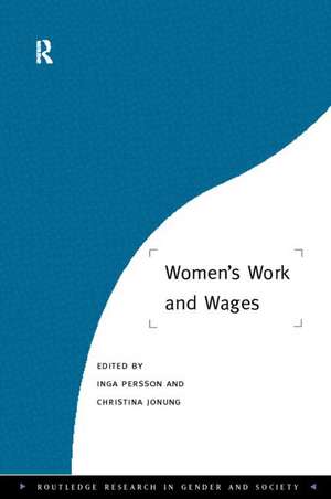 Women's Work and Wages de Christina Jonung