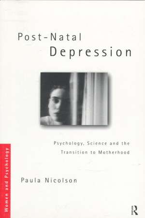 Post-Natal Depression: Psychology, Science and the Transition to Motherhood de Paula Nicolson