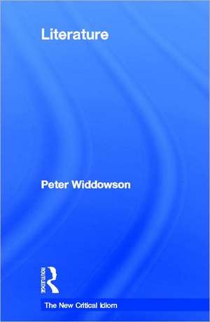 Literature de Peter Widdowson