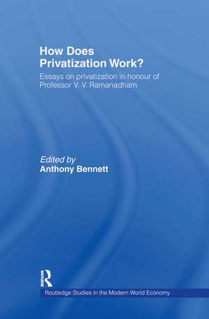 How Does Privatization Work? de Anthony Bennett