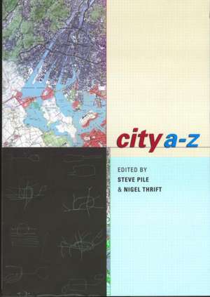 City A-Z: Urban Fragments de Steve Pile