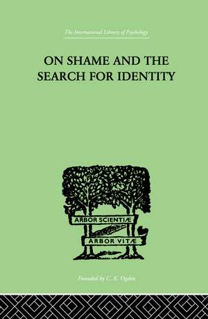 On Shame And The Search For Identity de Helen Merrell Lynd