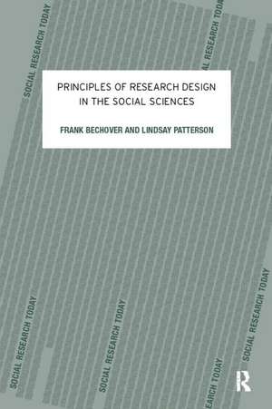 Principles of Research Design in the Social Sciences de Frank Bechhofer