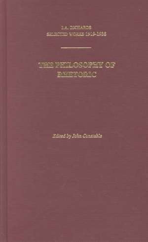 The Philosophy of Rhetoric V7 de Ia Richards