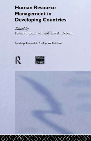 Human Resource Management in Developing Countries de Pawan S. Budhwar