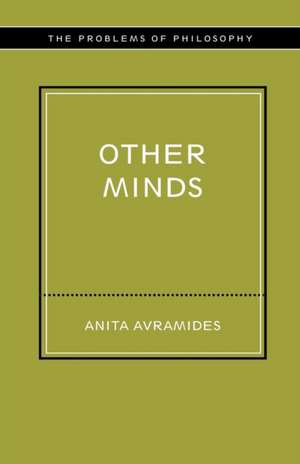 Other Minds de Anita Avramides