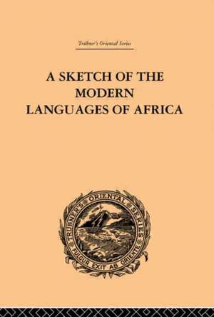 A Sketch of the Modern Languages of Africa: Volume I de Robert Needham Cust